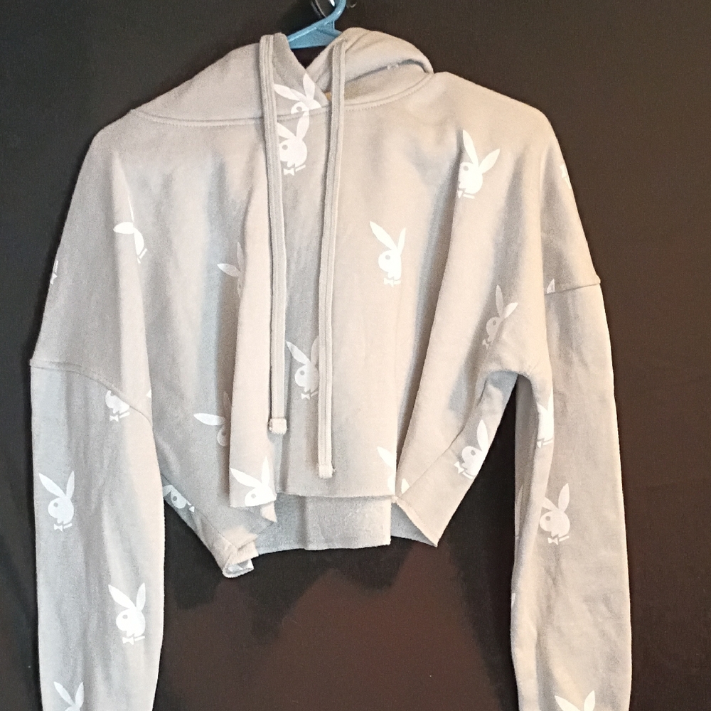 Playboy x Missguided Gray Hoodie